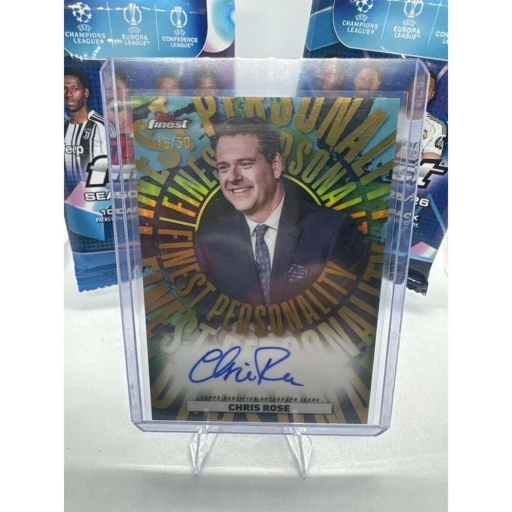 Topps Finest Baseball 2026 Chris Rose #FPA-CR Finest Personality Auto /50